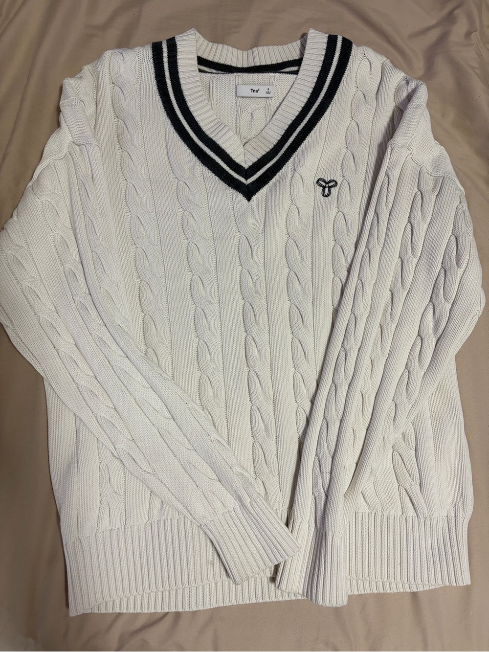 TNA White Sweater